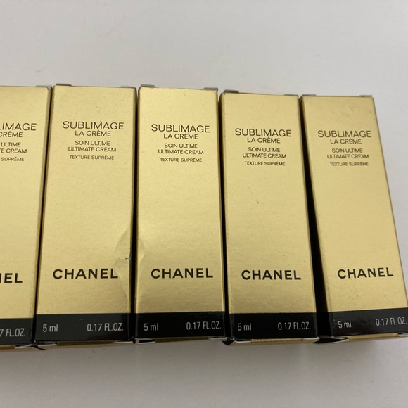 CHANEL Skincare 5x Chanel Sublimage La Creme Eye Cream 3ml Oz Each